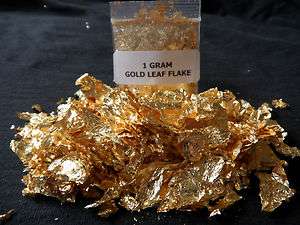  GRAM LARGE BEAUTIFUL GOLD LEAF FLAKES / BULLION / SCRAP /FAST SHIPPING