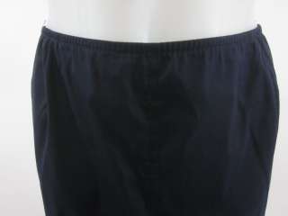 PRADA Navy Blue Cotton long A line Skirt Sz 40  