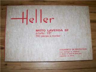 HELLER MOTO LAVERDA 750 SF 1/8 SCALE MODEL KIT SEALED !!  