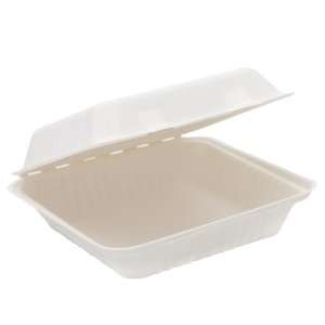  Greeno Products 9x9x3 Eco Friendly Bagasse Clamshell 