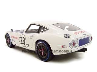   new 1 18 scale diecast model of toyota 2000 gt scca 1968 23 die cast