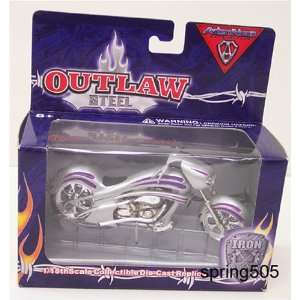  Outlaw Steel Motorcycle Bike 1:18 Scale: Everything Else