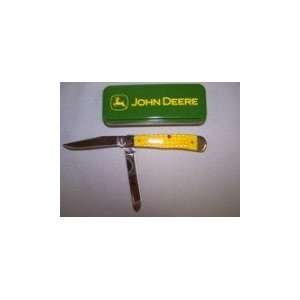Case Cutlery John Deere Trapper Yellow Knife:  Sports 