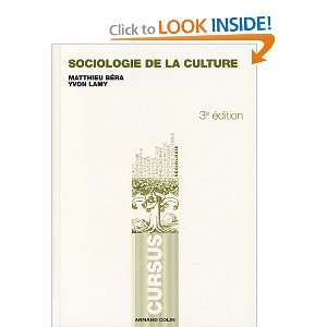  Sociologie de la culture (French Edition) (9782200259921 