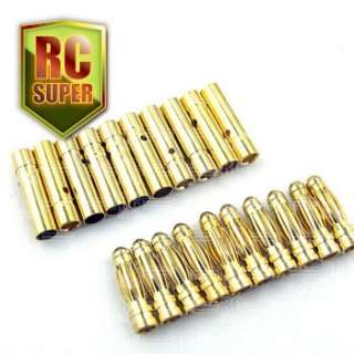 10x pairs 70A High Current 3.5mm gold bullet connector  