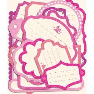  K&Company Basic Die Cut Labels Pink Arts, Crafts & Sewing