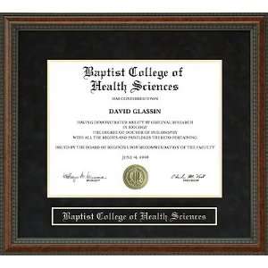 Baptist College of Health Sciences (BCHS) Diploma Frame  