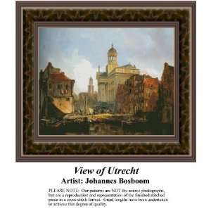  View of Utrecht, Cross Stitch Pattern PDF Download 