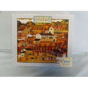 Charles Wysocki 1000 Piece Jigsaw Puzzle Titled, Amish Autumn