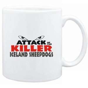  Mug White  ATTACK OF THE KILLER Iceland Sheepdogs  Dogs 