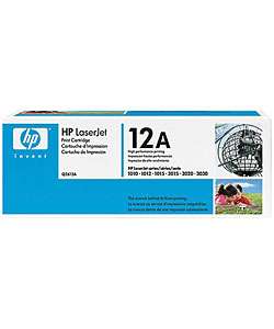 HP 12A Black Toner Cartridge  
