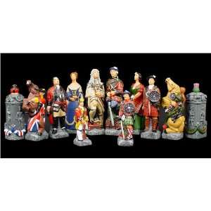  Battle of Culloden Hand Painted Chess Set Toys & Games
