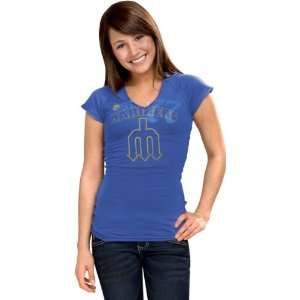   Nike Womens Royal Cooperstown Bases Loaded Tee: Sports & Outdoors
