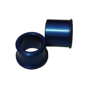 03 07 YAMAHA YZ450F: RIDE ENGINEERING FRONT WHEEL SPACERS   BLUE (BLUE 
