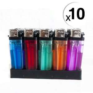  10x Disposable Lighters, Assorted Colors Health 