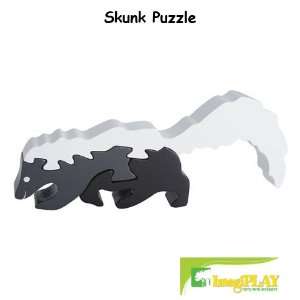    ImagiPLAY Colorific Earth Skunk Puzzle (#10239) Toys & Games