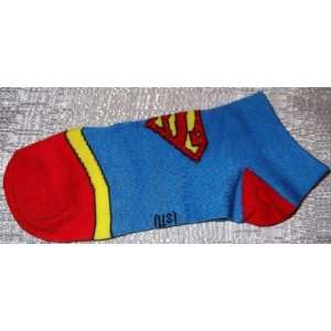  SUPERMAN Symbol DC Comics Licensed Ankle Socks 1 pair 