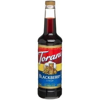 Monin Flavored Syrup, Blackberry, 33.8 Ounce Plastic Bottles (Pack of 