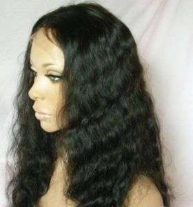   Cap Lace Front Wig Custom Made Deep Body Wave Indian Remy Human Hair