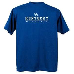  Kentucky Wildcats UK NCAA Royal Short Sleeve T Shirt Large 