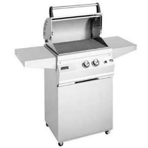   Wide Freestanding X Grill 368 sq. in. Cooking Area 2 Burners Patio