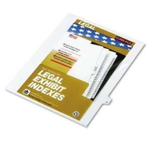 Kleer Fax 82219   80000 Series Legal Index Dividers, Side Tab, Printed 