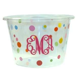 Monogrammed Party Time Acrylic Beverage Tub  Kitchen 