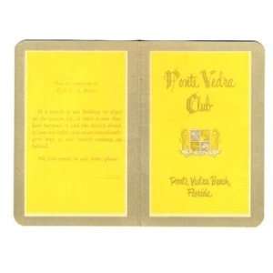  Ponte Vedra Club Golf Score Card Ponte Vedra Beach FL 