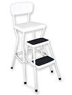 cosco retro chair swing out step stool white returns accepted