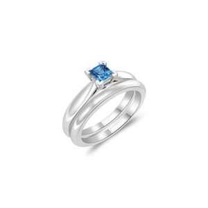  0.29 Cts Swiss Blue Topaz Solitaire Engagement & Wedding 