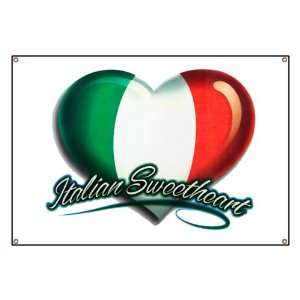  Banner Italian Sweetheart Italy Flag 