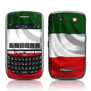 Italian Flag Design Protective Decal Skin Sticker for Blackberry Curve 