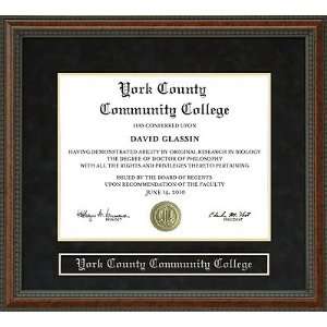   York County Community College (YCCC) Diploma Frame