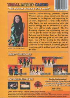 TRIBAL ENERGY CARDIO AFRICAN DANCE EXERCISE DVD NEW  