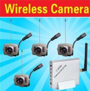 Wireless Night Visioin Hidden Small CCTV Color Camera  