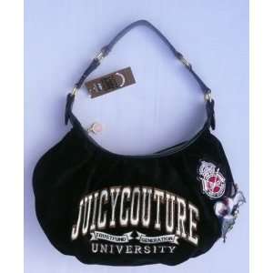  Juicy Couture Betsy 25 Bag 105# BLACK / BLACK NWT 