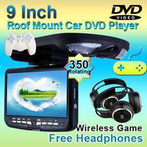 For Sale HD 9 Roof Mount Car Stereo DVD Player Games Radio IR+One 