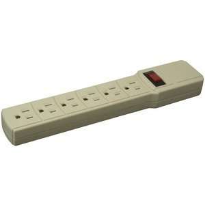  PHILIPS SPP3408WA/17 6 OUTLET SURGE PROTECTOR Electronics