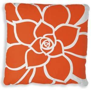 Rosette Decorative Pillows in Poppy