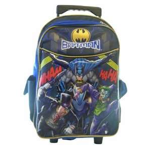    Batman Rolling Backpack   Boys Rolling School Bag Toys & Games
