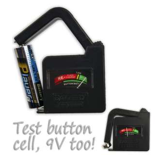 Compact Easy to Use Battery Charge Tester  