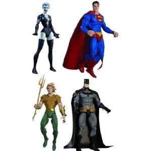 : Superman Batman Series 7 Figures Set Of 4 The Search for Kryptonite 