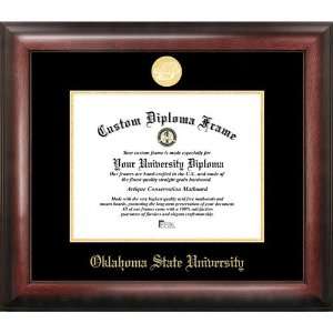   Oklahoma State University Gold Embossed Diploma Frame: Sports