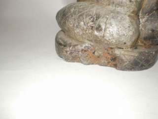 Old African Stone Statue NOMOLI   KISSI Tribal Art MUSEUM QUALITY 