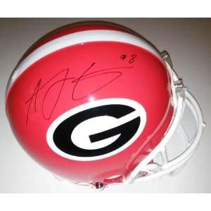 Aj Green Autographed Georgia Bulldogs Helmet   Autographed College 
