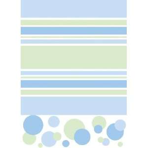    Blue Dots and Stripes Printable Thank You Card: Everything Else