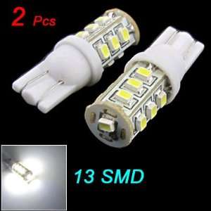   W5W 13 SMD LED Wedge Bulbs White Side Light Lamp for Car: Automotive