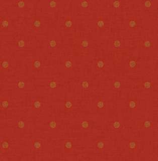 CHINESE RED / ASIAN W/ GOLD CIRCLES WALLPAPER WF31301  