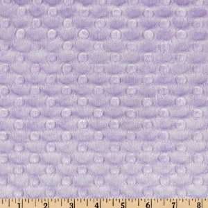  60 Wide Minky Dimple Dot Lavender Fabric By The Yard 