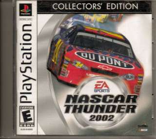 NASCAR Thunder 2002 (PlayStation) collectors edition 014633143270 